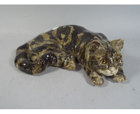 A Ceramic Cat with Glass Eyes, by Winstanley.
