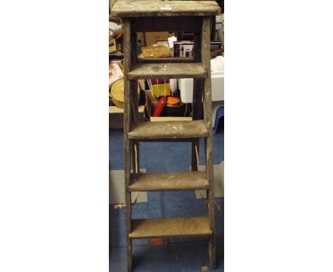 A Wooden Step Ladder. 