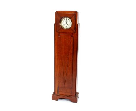 An Art Deco oak cased grand-daughter clock by Seth Thomas, 127cm high