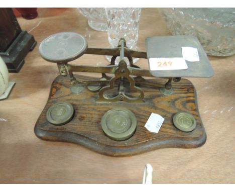 A set of scales and weights