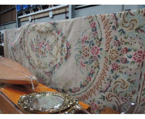 A large vintage carpet square