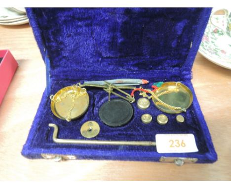 A small set of scales for gold and silver