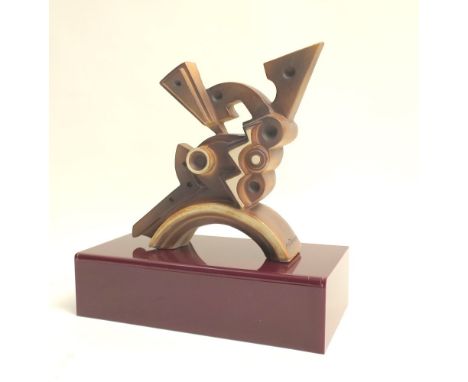 Mastroianni Umberto (Fontana Livi FR, 1910- Marino RM, 1998) SENZA TITOLO Scultura multiplo in ceramica dipinta Es. 45 di una