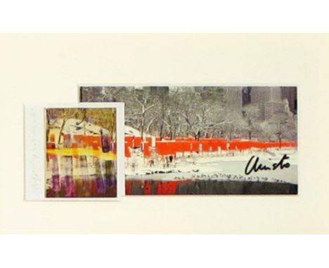 Galimberti Maurizio (Como, 1956) CHRISTO READYMADE AFFEZIONE N° 349, 2010 Cartolina e polaroid 12x28,5 cm Dall'opera di Chris