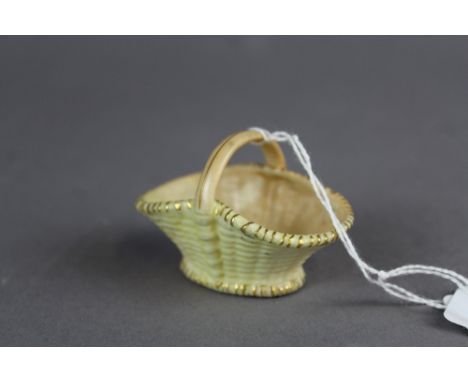 Royal Worcester miniature basket