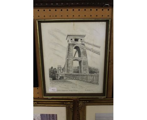 Radnedge '73 Clifton suspension bridge print