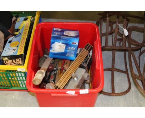 Box of mixed tools