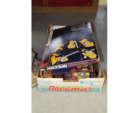 Vintage Meccano, Momod steam engine etc
