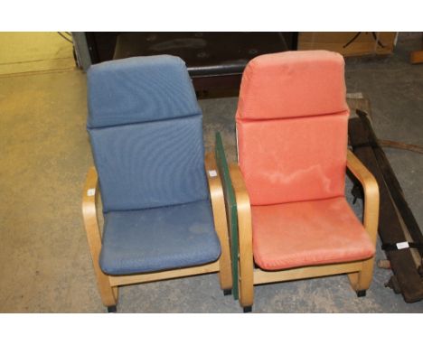 2 child's ikea chairs & print