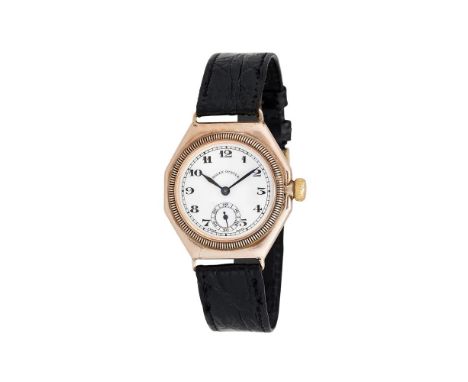 Y ROLEX, OYSTER, REF. 260554/1925A 9 CARAT GOLD WRIST WATCH, NO. 274.789 26548, CIRCA 1928Movement: Manual wind, 15 jewelsCas