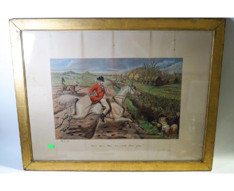 John Leech, a pair of hunting lithographs