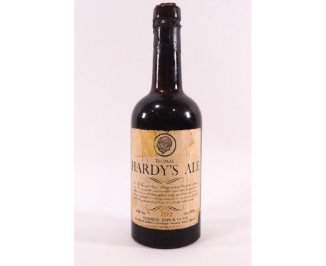 A bottle of vintage Thomas Hardy's Ale, 1968