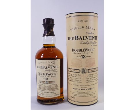 The Balvenie 12 year Doublewood malt Scotch Whisky, 70cl, in cardboard tube