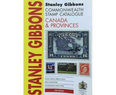 Stanley Gibbons Canada and Provinces Commonwealth stamp catalogue 6th edition. We combine postage on multiple winning lots an