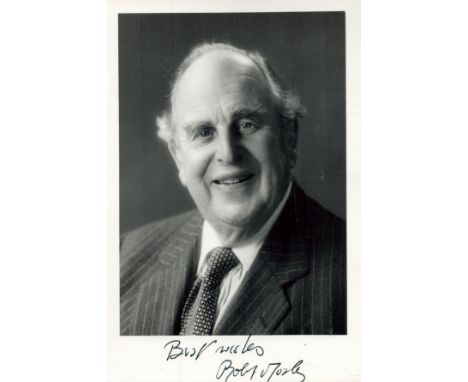 Robert Morley signed 6 x 4 inch b/w portrait photo. Good condition. All autographs come with a Certificate of Authenticity. W