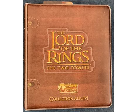 Lord of the rings the two towers collection album. Action flipz 3D collectables with 10 pages full inside album, approx. 50 c