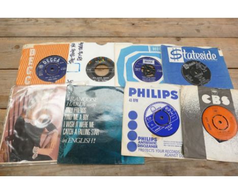 A collection of 1950'/ 60s 45rpm &amp; Ep's Beat Theme Singles to include: Small faces, Rolling Stones &amp; BB King etc 