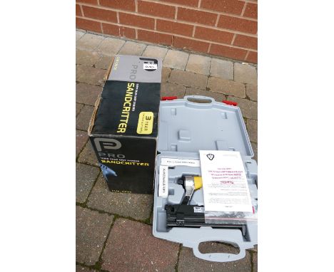 Boxed Power Craft pc 25/1 pneumatic stapler: together with Pro tolls Sandcritter sander(2) 