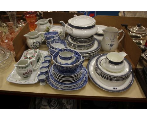 A Royal Doulton part dinner service of Sherbrooke 'H5009' and further ceramics to include Royal Worcester and Portmeirion 