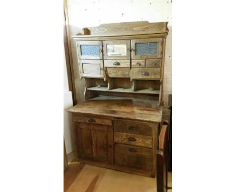 Victorian coachman’s dresser in original condition, from a local house, we believe the facings are elm. A rare complete dress