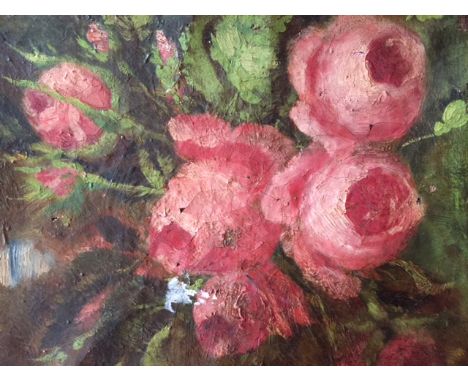 French School, late 19th century, study of pink roses, oil painting on canvas, 24.5cm x 19cm
WE CAN SHIP THIS ITEM WORLDWIDE: