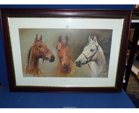 A S.L. Crawford Print entitled "We Three Kings".