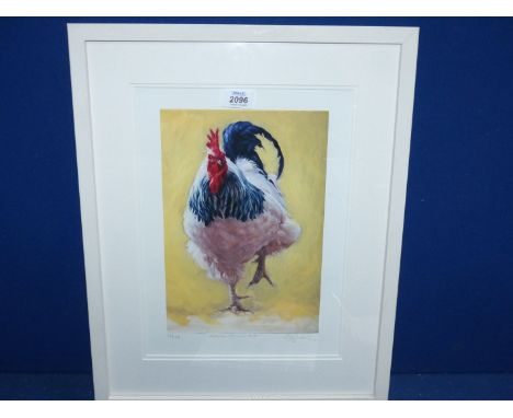A modern framed Limited Edition Print no. 12/50 'Royal Plummage', indistinctly signed lower right, 16 1/2'' x 20 3/4''.