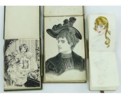 Joyce Hillier
3 artists sketch books circa 1920.