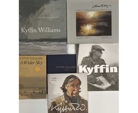 SIR KYFFIN WILLIAMS RA PUBLICATIONS (6) - Titles include: 1. Bardd y Brwsh Paent - Paintbrush Poet; 2. A wider sky - signed F