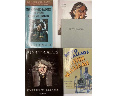 SIR KYFFIN WILLIAMS RA PUBLICATIONS (6) - Titles include: 1. The man who painted in Welsh; 2. Across the Straits; 3. Thackery