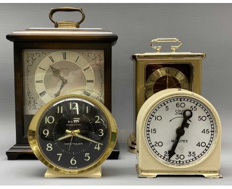 ALL METAL VINTAGE SMITHS TIMER, Big Ben repeater by Westclox and two further mantel clocks