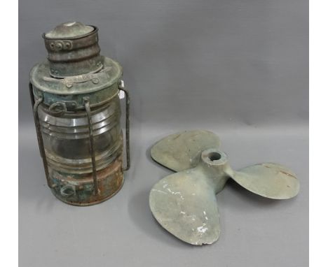 Propeller and an 'Anchor.  lantern, (2)