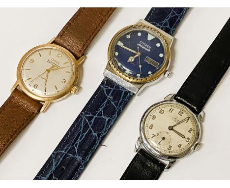 CITIZEN AUTOMATIC GENTS WATCH WITH AN ORIS WRISTWATCH &amp; AN AVIA