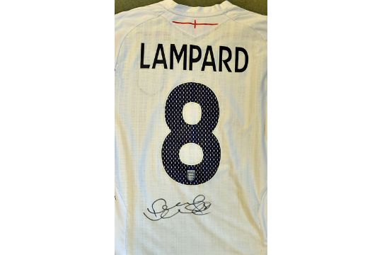 frank lampard signed shirt