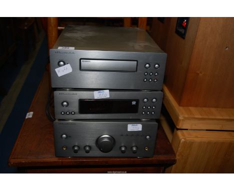 A 'Wharfedale' Hi-Fi separates including S-990 cassette deck, S-1990 tuner, and an S-900 amplifier.