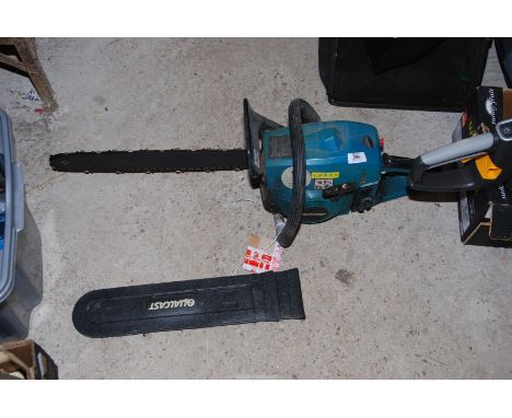 A 'Qualcast' chainsaw - chain brake working, good compression.