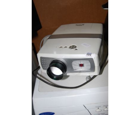 A LCD projector.