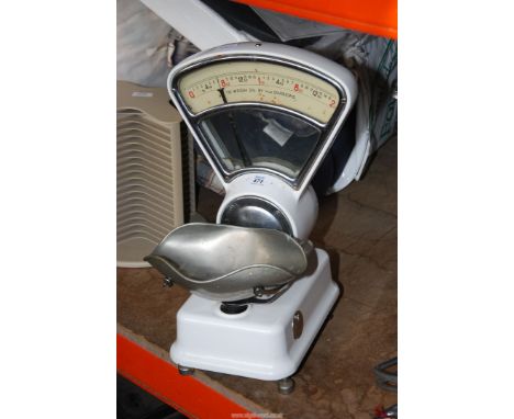 Avery shop scales, 20" tall.
