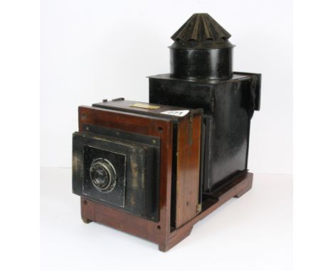 A Lancasters' "Condenser" magic lantern Enlarger, 35 x 17 x 35cm.