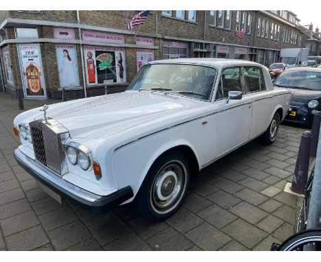 Rolls-Royce Silver-Shadow 6.8 II 1977 White.&nbsp;Car is used for wedding services and has always been stalled in a garage.&n