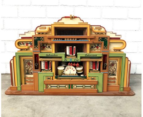 Miniature scale model of 121-key Decap "De Splendid" dance organ Everything is in beautiful proportion. A very rare and uniqu