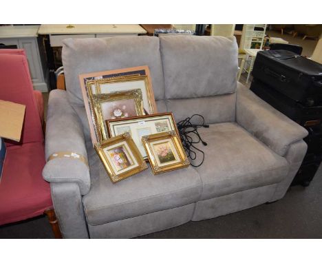 Two seater grey sofa