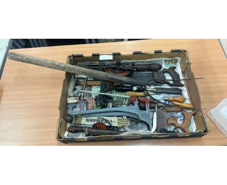 Box of vintage tools 