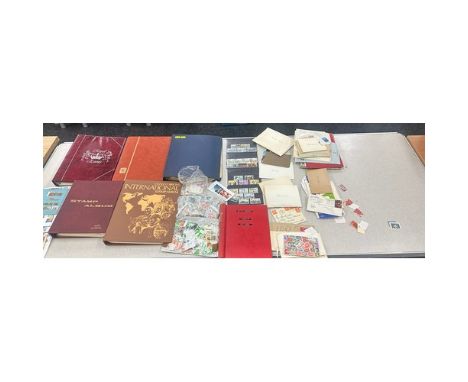 Stamp collections worldwide and brit commonwealth in 5 large albums plus many packs and part sets, including special Royalty 