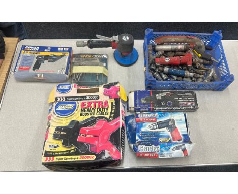 Selection of assorted tools includes socket sets etc 