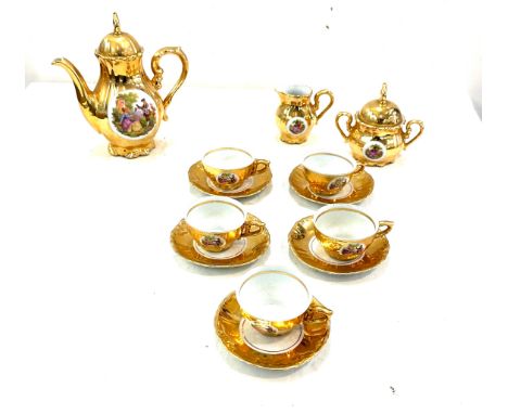Bondware fine china part gild gilt tea service 