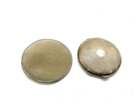Silver compact case 