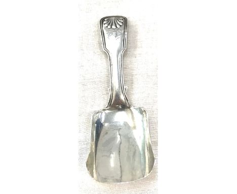 Victorian Sterling silver caddy spoon by George Unite 13gm 