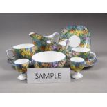 A Paragon "Springtime" pattern part combination service, 40 pieces approx