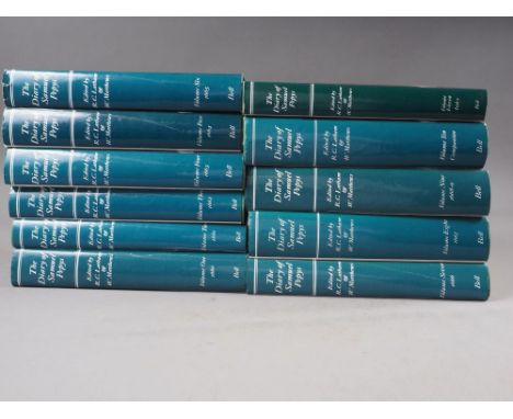 "The Diary of Samuel Pepys", ed Latham and Matthews, 11 vols, Bell &amp; Hyman, 1970, with dust jackets (uncollated) 